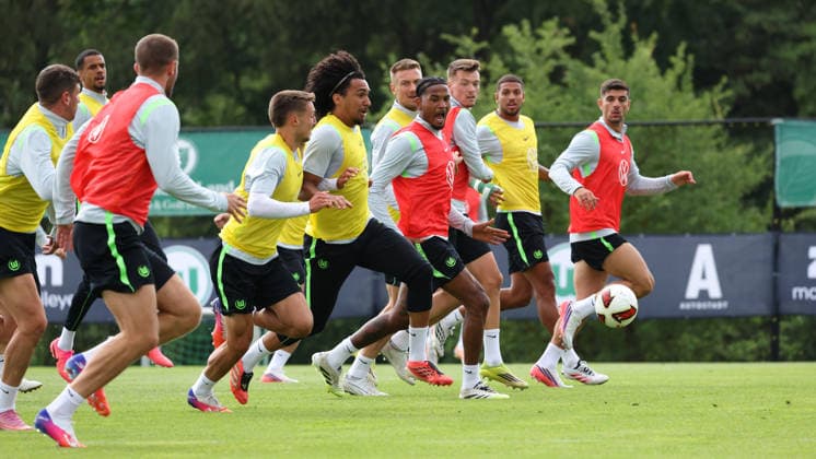 VfL Trainingslager, Weimarer Land Blankenhain, 20.07.2026, Fußball, Herren, Saison 2026 2027, 2. BL, VfL Wolfsburg, Sommer-Trainingslager: Tag 2. Weimarer Land Niedersachsen Deutschland *** VfL Training Camp, Weimarer Land Blankenhain, July 20, 2026, Soccer, Men s, 2026–2027 Season, 2nd Bundesliga, VfL Wolfsburg, Summer Training Camp Day 2, Weimarer Land, Lower Saxony, Germany