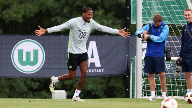 VfL Trainingslager, Weimarer Land Blankenhain, 20.07.2026, Fußball, Herren, Saison 2026 2027, 2. BL, VfL Wolfsburg, Sommer-Trainingslager: Tag 2. Cleiton Santana dos Santos (VfL Wolfsburg) Weimarer Land Niedersachsen Deutschland *** VfL Training Camp, Weimarer Land Blankenhain, July 20, 2026, Soccer, Men s, 2026–2027 Season, 2nd Bundesliga, VfL Wolfsburg, Summer Training Camp Day 2 Cleiton Santana dos Santos VfL Wolfsburg Weimarer Land Lower Saxony Germany