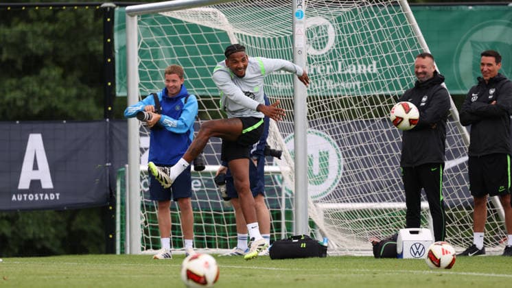 VfL Trainingslager, Weimarer Land Blankenhain, 20.07.2026, Fußball, Herren, Saison 2026 2027, 2. BL, VfL Wolfsburg, Sommer-Trainingslager: Tag 2. Cleiton Santana dos Santos (VfL Wolfsburg) Weimarer Land Niedersachsen Deutschland *** VfL Training Camp, Weimarer Land Blankenhain, July 20, 2026, Soccer, Men s, 2026–2027 Season, 2nd Bundesliga, VfL Wolfsburg, Summer Training Camp Day 2 Cleiton Santana dos Santos VfL Wolfsburg Weimarer Land Lower Saxony Germany
