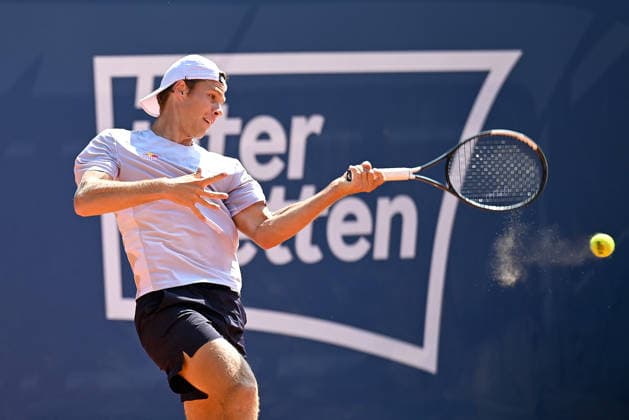 TENNIS - ATP, Tennis Herren Generali Open 2026 KITZBUEHEL,AUSTRIA,20.JUL.26 - TENNIS - ATP World Tour, Generali Open. Image shows Joel Schwaerzler (AUT).  GEPAxpictures xDanielxSchoenherr