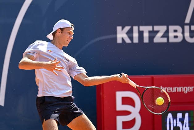 TENNIS - ATP, Tennis Herren Generali Open 2026 KITZBUEHEL,AUSTRIA,20.JUL.26 - TENNIS - ATP World Tour, Generali Open. Image shows Joel Schwaerzler (AUT).  GEPAxpictures xDanielxSchoenherr