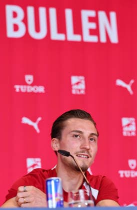 RB Leipzig PK Ð Rocco Reitz Bundesliga Leipzig, 20.07.2026, BMW - MINI Leipzig, Fußball-Bundesliga , RB Leipzig - Pressekonferenz bei Partner BMW - MINI. , Im Bild: Vorstellung von Neuzugang Rocco Reitz, RB Leipzig. , *** RB Leipzig Press Conference – Rocco Reitz, Bundesliga, Leipzig, July 20, 2026, BMW MINI Leipzig, Bundesliga Soccer, RB Leipzig press conference at partner BMW MINI, Pictured: Introduction of new signing Rocco Reitz, RB Leipzig, Picture Point