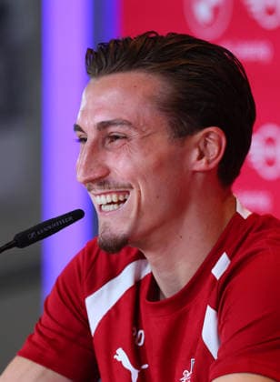 RB Leipzig PK Ð Rocco Reitz Bundesliga Leipzig, 20.07.2026, BMW - MINI Leipzig, Fußball-Bundesliga , RB Leipzig - Pressekonferenz bei Partner BMW - MINI. , Im Bild: Vorstellung von Neuzugang Rocco Reitz, RB Leipzig. , *** RB Leipzig Press Conference – Rocco Reitz, Bundesliga, Leipzig, July 20, 2026, BMW MINI Leipzig, Bundesliga Soccer, RB Leipzig press conference at partner BMW MINI, Pictured: Introduction of new signing Rocco Reitz, RB Leipzig, Picture Point