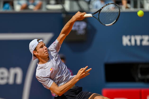 TENNIS - ATP, Tennis Herren Generali Open 2026 KITZBUEHEL,AUSTRIA,20.JUL.26 - TENNIS - ATP World Tour, Generali Open. Image shows Joel Schwaerzler (AUT).  GEPAxpictures xDanielxSchoenherr