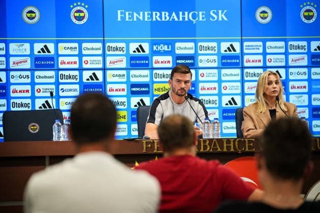Ahead of Fenerbahce v Gornik Zabrze - UEFA Champions League qualifying ISTANBUL, TURKIYE - JULY 20: Head coach Michal Gasparik of Gornik Zabrze holds a press conference, PK, Pressekonferenz ahead of the UEFA Champions League 2nd Qualifying round match between Fenerbahce and Gornik Zabrze at Fenerbahce Can Bartu Facilities in Istanbul, Turkiye on July 2026. Muhammed Ali Yigit Anadolu Istanbul Turkey. Editorial use only. Please get in touch for any other usage.  Copyright: x2026xAnadoluxMuhammedxAlixYigitx