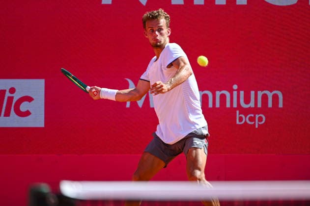 July 20, 2026, Lisbon, Lisbon, Portugal: LUCA VAN ASSCHE in action during the Round of 32 at the Millennium Estoril Open ATP, Tennis Herren tennis tournament at Clube de Tenis do Estoril. Lisbon Portugal - ZUMAr238 0862201659st Copyright: xRicardoxRochax