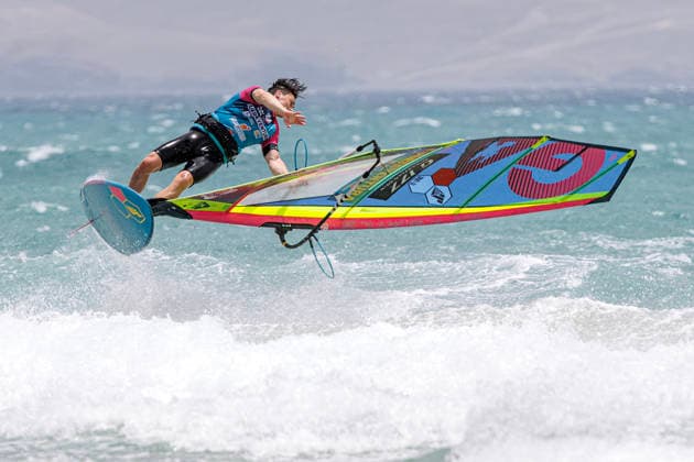 Fuerteventura Playa de Sotavento PWA Windsurfing Freestyle Grand Slam G-177 Gux Sebastian *** Fuerteventura, Playa de Sotavento, PWA Windsurfing Freestyle Grand Slam, G 177, Gux, Sebastian huk