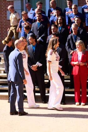 Spanish Royals Receive National Football Team Following World Cup Win Crown Princess Leonor, Princess Sofia receive National Football Team Following World Cup Win at Zarzuela Palace on July 20, 2026 in Madrid, Spain Photo by IMAGO MPG Madrid Zarzuela Palace Madrid Spain  Copyright: xMPGx