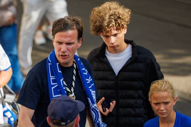 Gent s mayor Mathias De Clercq pictured during the Buffalo Kick-Off of Belgian first league soccer team KAA Gent for the upcoming 2026-2027 soccer season, on Monday 20 July 2026, at the Gentse Feesten city festival, in Gent. KURTxDESPLENTER  x181591125x