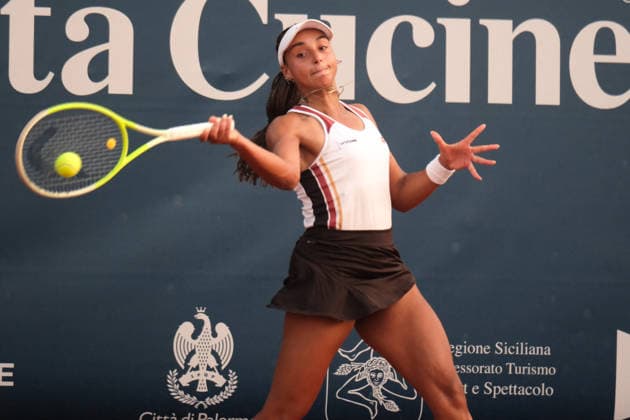 TENNIS - International Tennis Tournament - 37th Palermo Ladies Open Photo by IPA ABACAPRESS.COM86848321 - Palermo, Italy, July 2026. Country Time Club, Palermo Ladies Open 2026, a women s professional tennis tournament on the WTA, Tennis Damen 125 circuit. Pictured: Amarissa Toth vs. Jennifer Ruggeri Palermo Italy  Copyright: xIPAxSport ABACAx