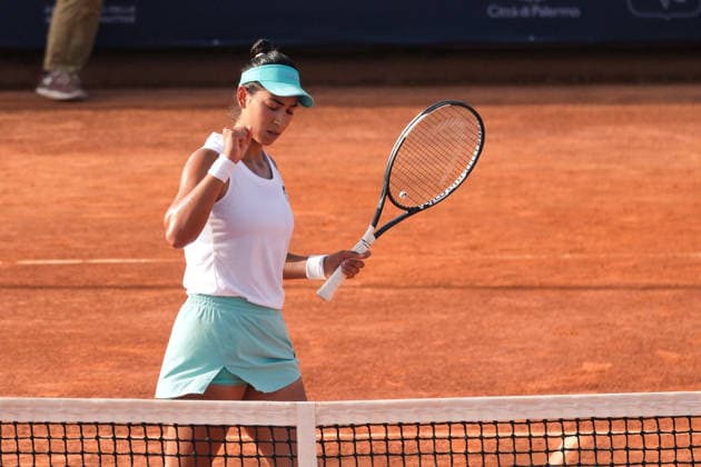 TENNIS - International Tennis Tournament - 37th Palermo Ladies Open Photo by IPA ABACAPRESS.COM86848291 - Palermo, Italy, July 2026. Country Time Club, Palermo Ladies Open 2026, a women s professional tennis tournament on the WTA, Tennis Damen 125 circuit. Pictured: Yasmine Kabbaj vs. Deborah Chiesa Palermo Italy  Copyright: xIPAxSport ABACAx