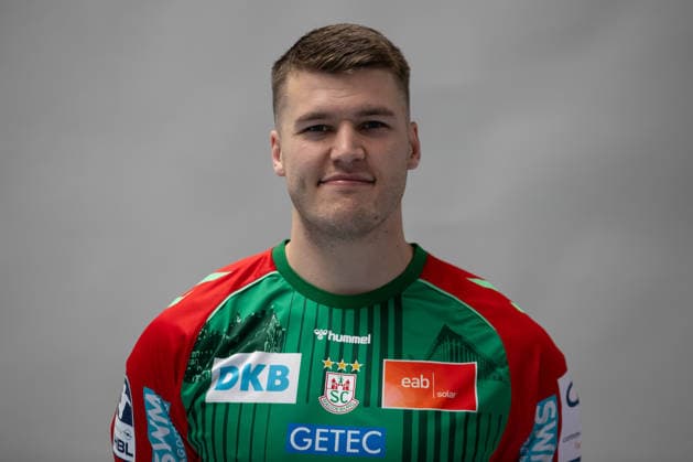 20.07.2026, xtgx, Handball, Opel HBL, SC Magdeburg Media Day v.l. Elvar Orn Jonsson (Magdeburg, 19) Portrait, Portraet, Einzelbild Magdeburg *** July 20, 2026, xtgx, Handball, Opel HBL, SC Magdeburg Media Day, Elvar Orn Jonsson, Magdeburg, 19 Portrait, Portraet, Single Image, Magdeburg