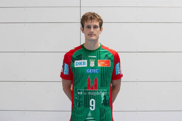 20.07.2026, xtgx, Handball, Opel HBL, SC Magdeburg Media Day v.l. Oskar Vind Rasmussen (Magdeburg) Portrait, Portraet, Einzelbild Magdeburg *** July 20, 2026, xtgx, Handball, Opel HBL, SC Magdeburg Media Day, from left: Oskar Vind Rasmussen, Magdeburg Portrait, Portrait, Single Image, Magdeburg
