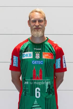 20.07.2026, xtgx, Handball, Opel HBL, SC Magdeburg Media Day v.l. Matthias Musche (Magdeburg, 6) Portrait, Portraet, Einzelbild Magdeburg *** July 20, 2026, xtgx, Handball, Opel HBL, SC Magdeburg Media Day, from left: Matthias Musche, Magdeburg, 6 portraits, individual photo, Magdeburg