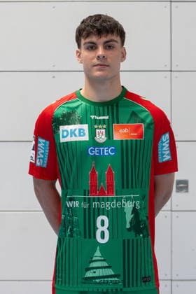 20.07.2026, xtgx, Handball, Opel HBL, SC Magdeburg Media Day v.l. Tim Thielicke (Magdeburg) Portrait, Portraet, Einzelbild Magdeburg *** July 20, 2026, xtgx, Handball, Opel HBL, SC Magdeburg Media Day, from left: Tim Thielicke, Magdeburg Portrait, Portrait, Single Image, Magdeburg