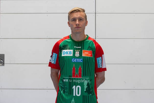 20.07.2026, xtgx, Handball, Opel HBL, SC Magdeburg Media Day v.l. Gisli Thorgeir Kristjansson (Magdeburg, 10) Portrait, Portraet, Einzelbild Magdeburg *** July 20, 2026, xtgx, Handball, Opel HBL, SC Magdeburg Media Day: Gisli, Thorgeir, Kristjansson, Magdeburg, 10 Portraits, Portrait, Single Image, Magdeburg