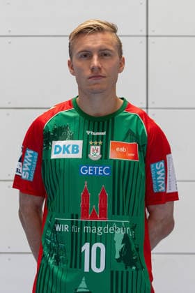 20.07.2026, xtgx, Handball, Opel HBL, SC Magdeburg Media Day v.l. Gisli Thorgeir Kristjansson (Magdeburg, 10) Portrait, Portraet, Einzelbild Magdeburg *** July 20, 2026, xtgx, Handball, Opel HBL, SC Magdeburg Media Day, from left: Gisli, Thorgeir, Kristjansson, Magdeburg, 10 portraits, individual photos, Magdeburg