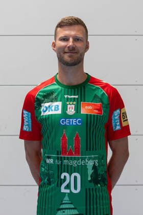 20.07.2026, xtgx, Handball, Opel HBL, SC Magdeburg Media Day v.l. Philipp Weber (Magdeburg, 20) Portrait, Portraet, Einzelbild Magdeburg *** July 20, 2026, xtgx, Handball, Opel HBL, SC Magdeburg Media Day, from left: Philipp Weber, Magdeburg, 20 Portrait, Portrait, Single Image, Magdeburg
