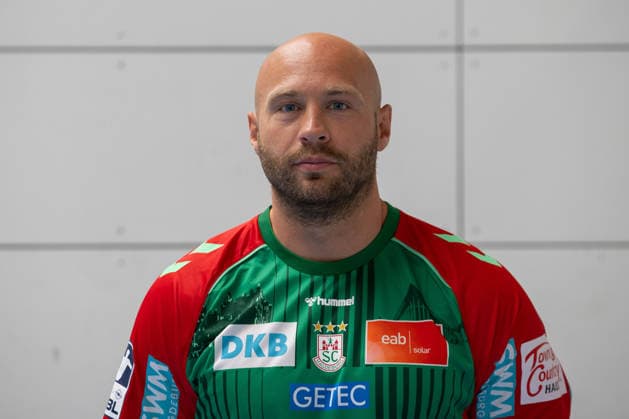 20.07.2026, xtgx, Handball, Opel HBL, SC Magdeburg Media Day v.l. Oscar Bergendahl (Magdeburg, 54) Portrait, Portraet, Einzelbild Magdeburg *** July 20, 2026, xtgx, Handball, Opel HBL, SC Magdeburg Media Day, from left: Oscar Bergendahl, Magdeburg, 54, portrait, single image, Magdeburg