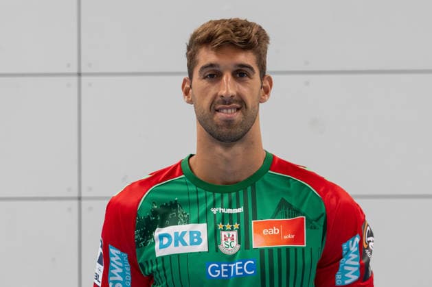 20.07.2026, xtgx, Handball, Opel HBL, SC Magdeburg Media Day v.l. Antonio Serradilla Cuenca (Magdeburg) Portrait, Portraet, Einzelbild Magdeburg *** July 20, 2026, xtgx, Handball, Opel HBL, SC Magdeburg Media Day: Antonio Serradilla Cuenca (left) – Magdeburg Portrait, Portrait, Single Image – Magdeburg
