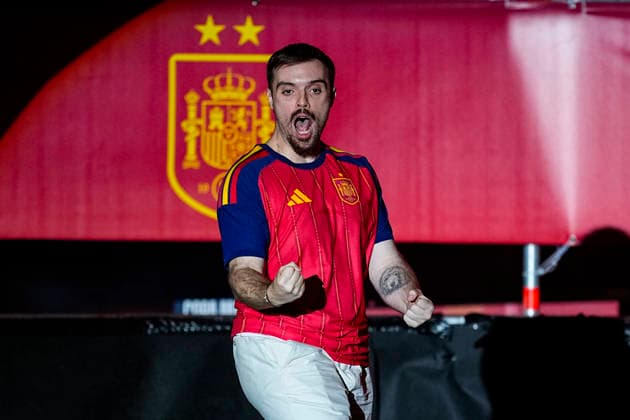 July 20, 2026, Madrid, Madrid, Spain: The streamer Ibai Llanos during celebration of Spain as Champions of the FIFA World Cup, WM, Weltmeisterschaft, Fussball 2026 at Cibeles Palace on July 20, 2026 in Madrid, Spain. Madrid Spain - ZUMAa181 20260720_zaa_a181_029 Copyright: xOscarxJ.xBarrosox