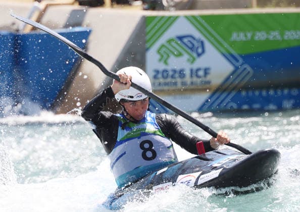 July 20, 2026, Oklahoma City, Oklahoma, USA: KLAUDIA ZWOLINSKA of Poland during Kayak Cross competition on 2026 ICF Canoe Slalom World Championships, Oklahoma City, USA. Oklahoma City USA - ZUMAc278 20260720_zsp_c278_015 Copyright: xMarcinxCholewinskix
