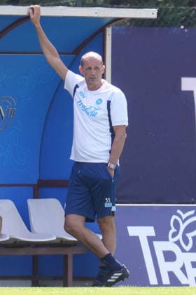 DIMARO , ITALY: Massimiliano Allegri of SSC Napoli during the pre season training session in Dimaro, Italy. Copyright: xFOTOAGENZIAx