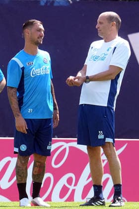 DIMARO , ITALY: Massimiliano Allegri of SSC Napoli during the pre season training session in Dimaro, Italy. Copyright: xFOTOAGENZIAx