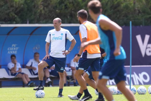 DIMARO , ITALY: Massimiliano Allegri of SSC Napoli during the pre season training session in Dimaro, Italy. Copyright: xFOTOAGENZIAx