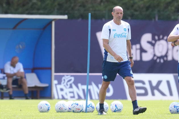DIMARO , ITALY: Massimiliano Allegri of SSC Napoli during the pre season training session in Dimaro, Italy. Copyright: xFOTOAGENZIAx