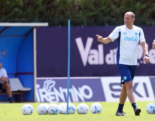 DIMARO , ITALY: Massimiliano Allegri of SSC Napoli during the pre season training session in Dimaro, Italy. Copyright: xFOTOAGENZIAx