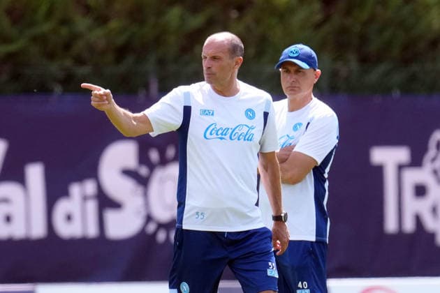 DIMARO , ITALY: Massimiliano Allegri of SSC Napoli during the pre season training session in Dimaro, Italy. Copyright: xFOTOAGENZIAx