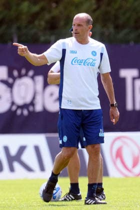 DIMARO , ITALY: Massimiliano Allegri of SSC Napoli during the pre season training session in Dimaro, Italy. Copyright: xFOTOAGENZIAx