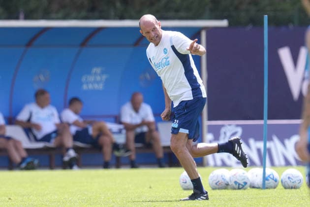 DIMARO , ITALY: Massimiliano Allegri of SSC Napoli during the pre season training session in Dimaro, Italy. Copyright: xFOTOAGENZIAx