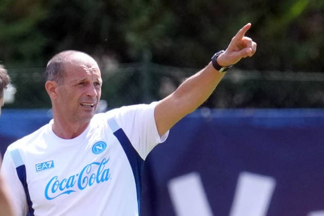 DIMARO , ITALY: Massimiliano Allegri of SSC Napoli during the pre season training session in Dimaro, Italy. Copyright: xFOTOAGENZIAx