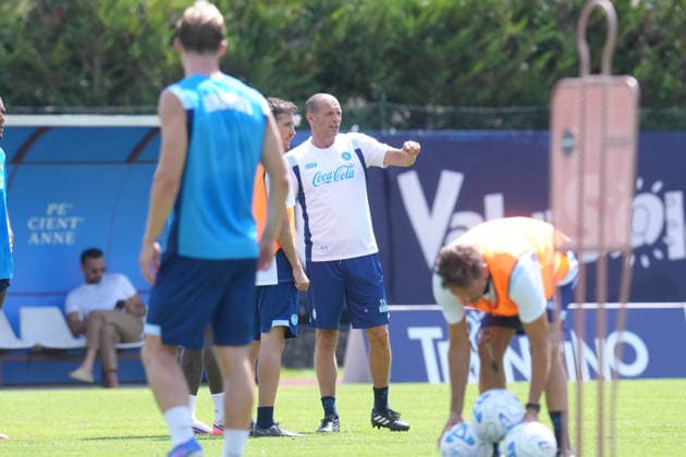 DIMARO , ITALY: Massimiliano Allegri of SSC Napoli during the pre season training session in Dimaro, Italy. Copyright: xFOTOAGENZIAx