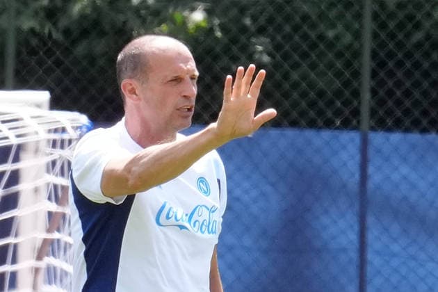 DIMARO , ITALY: Massimiliano Allegri of SSC Napoli during the pre season training session in Dimaro, Italy. Copyright: xFOTOAGENZIAx