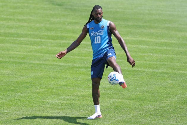 DIMARO , ITALY: Frank Anguissa of SSC Napoli during the pre season training session in Dimaro, Italy. Copyright: xFOTOAGENZIAx