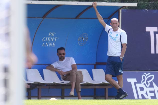 DIMARO , ITALY: Massimiliano Allegri of SSC Napoli during the pre season training session in Dimaro, Italy. Copyright: xFOTOAGENZIAx