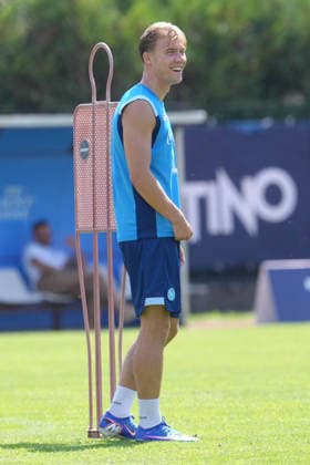 DIMARO , ITALY: Rasmus Hojlund i of SSC Napoli during the pre season training session in Dimaro, Italy. Copyright: xFOTOAGENZIAx