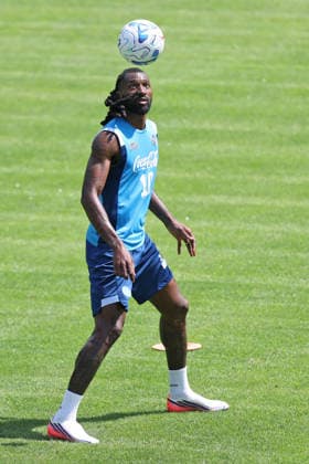 DIMARO , ITALY: Frank Anguissa of SSC Napoli during the pre season training session in Dimaro, Italy. Copyright: xFOTOAGENZIAx