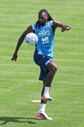 DIMARO , ITALY: Frank Anguissa of SSC Napoli during the pre season training session in Dimaro, Italy. Copyright: xFOTOAGENZIAx