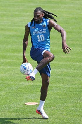 DIMARO , ITALY: Frank Anguissa of SSC Napoli during the pre season training session in Dimaro, Italy. Copyright: xFOTOAGENZIAx