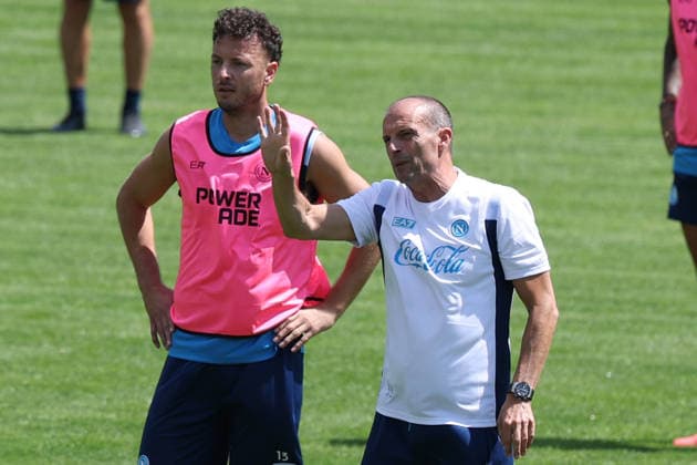 DIMARO , ITALY: Massimiliano Allegri of SSC Napoli during the pre season training session in Dimaro, Italy. Copyright: xFOTOAGENZIAx