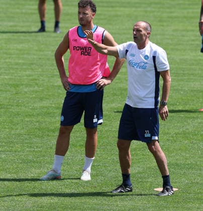 DIMARO , ITALY: Massimiliano Allegri of SSC Napoli during the pre season training session in Dimaro, Italy. Copyright: xFOTOAGENZIAx