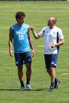 DIMARO , ITALY: Massimiliano Allegri of SSC Napoli during the pre season training session in Dimaro, Italy. Copyright: xFOTOAGENZIAx