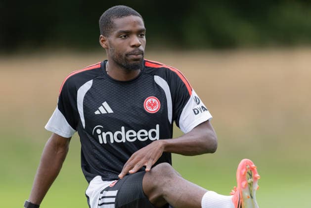 Training Eintracht Frankfurt Niels Nkounkou (Eintracht Frankfurt). Training von Eintracht Frankfurt am 20. Juli 2026 im Deutsche Bank Park in Frankfurt am Main., Frankfurt am Main Hessen Deutschland Deutsche Bank Park *** Training: Eintracht Frankfurt, Niels Nkounkou, Eintracht Frankfurt training session held by Eintracht Frankfurt on July 20, 2026, at Deutsche Bank Park in Frankfurt am Main, Frankfurt am Main, Hesse, Germany, Deutsche Bank Park