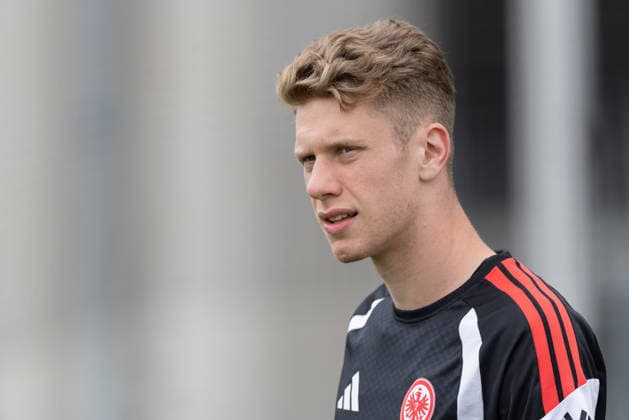Training Eintracht Frankfurt Elias Baum (Eintracht Frankfurt, 2). Training von Eintracht Frankfurt am 20. Juli 2026 im Deutsche Bank Park in Frankfurt am Main., Frankfurt am Main Hessen Deutschland Deutsche Bank Park *** Eintracht Frankfurt Training: Elias Baum, Eintracht Frankfurt, 2nd training session held by Eintracht Frankfurt on July 20, 2026, at Deutsche Bank Park in Frankfurt am Main, Frankfurt am Main, Hesse, Germany, Deutsche Bank Park