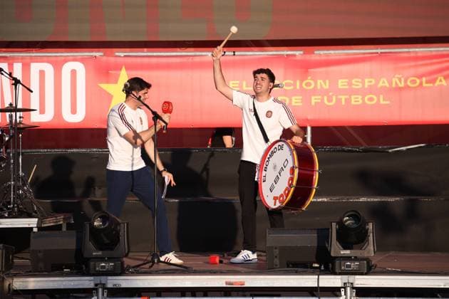 Celebrations of the Spanish national team, Nationalteam at Cibeles Square in Madrid, after Spain defeated Argentina in the World Cup final, on Monday, July 20, 2026, 900 Cordon Press  900 CordonxPress LOF - CELEBRATION SPANISH TEAM