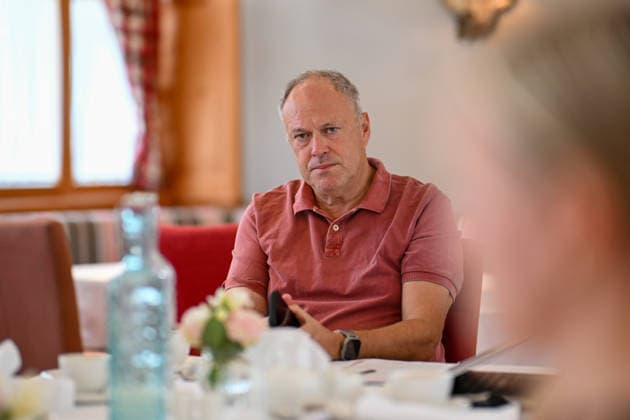 TENNIS - ATP, Tennis Herren Generali Open 2026 KITZBUEHEL,AUSTRIA,21.JUL.26 - TENNIS - ATP World Tour, Generali Open, side event, OETV Pressefruehstueck, press conference, PK, Pressekonferenz Image shows president Richard Grasl (OETV).  GEPAxpictures xDanielxSchoenherr